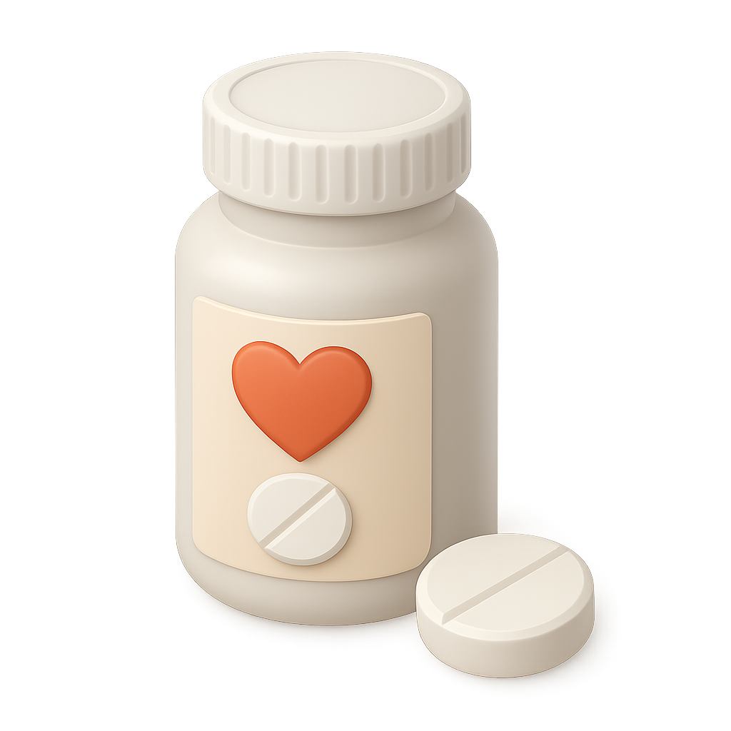 Medicine bottle illustration